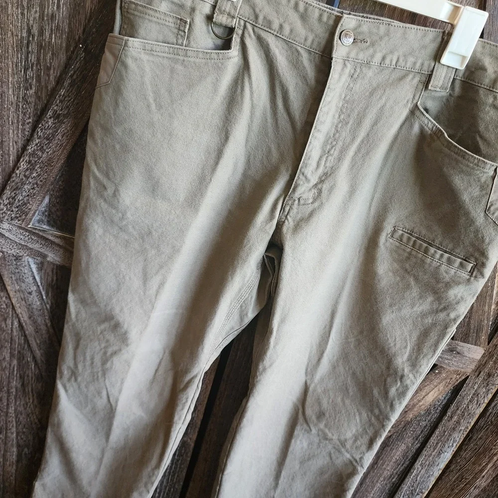 Noble Outfitters Pants Men's Size 42x32 Tan Hammer Drill Canvas Work Pant‎ Flex